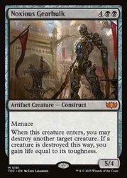 Noxious Gearhulk 191 Commander: Tarkir: Dragonstorm Mythic Rare MTG