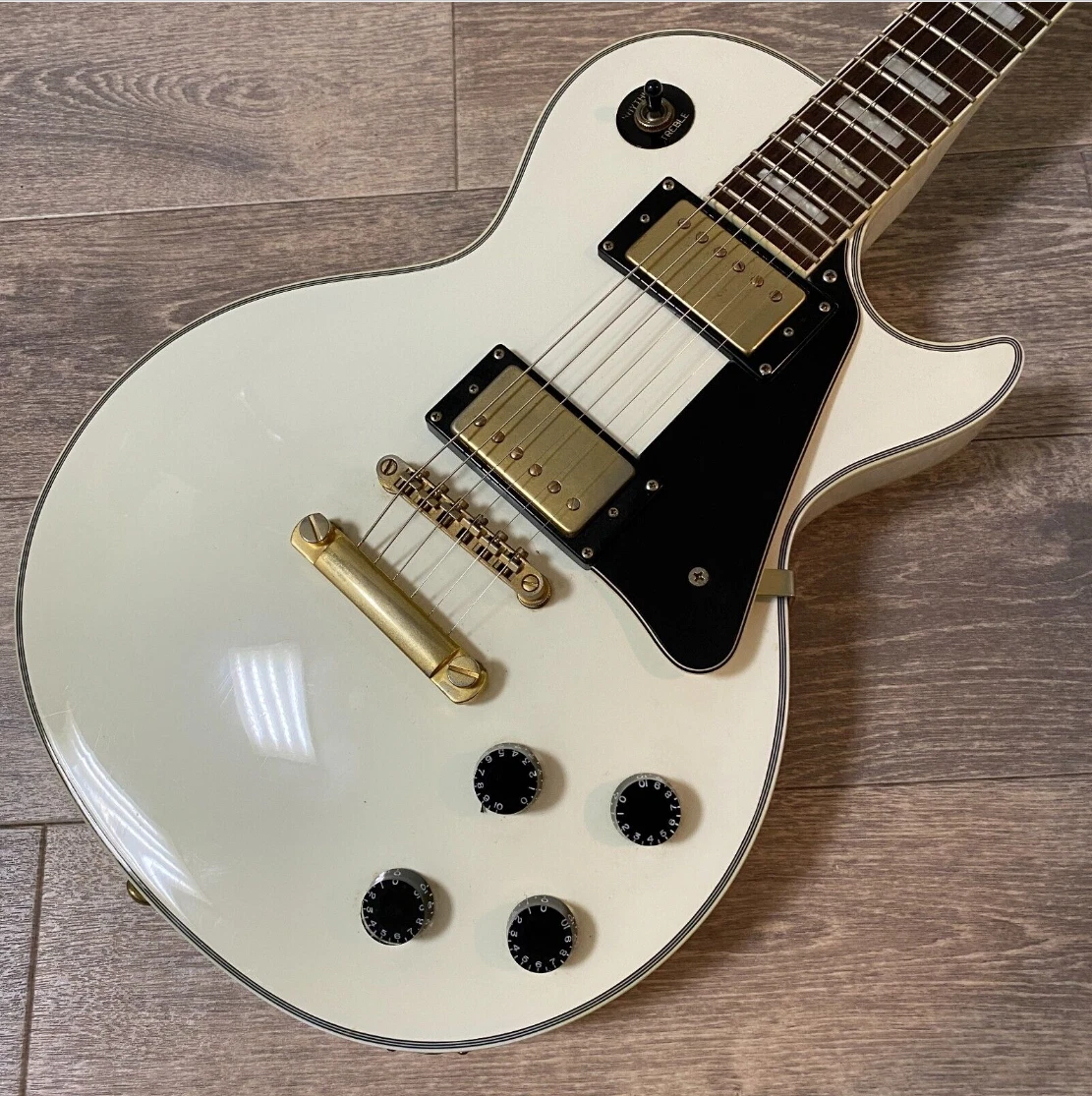 Grass Roots By ESP Electric Guitar Les Paul Custom White Type From