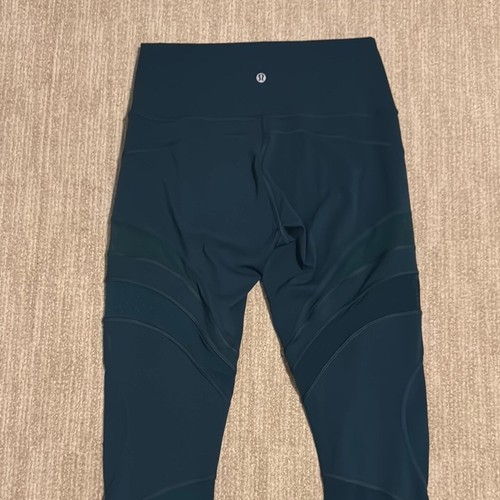 Lululemon Wunder Under High-Rise Tight Mesh 28" Royal Emerald Damengröße 8 - Bild 15 von 16