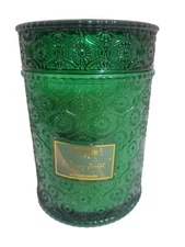 👀 Sale》🔥 Pier 1 Holiday Forest 19oz. Scented Candle Green Luxury Jar w/Lid