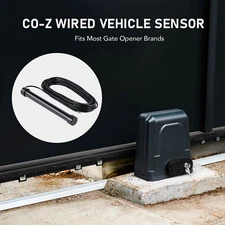 CO-Z Wired Vehicle Sensor Car Detector Exit Wand for Automatic Gate Opener