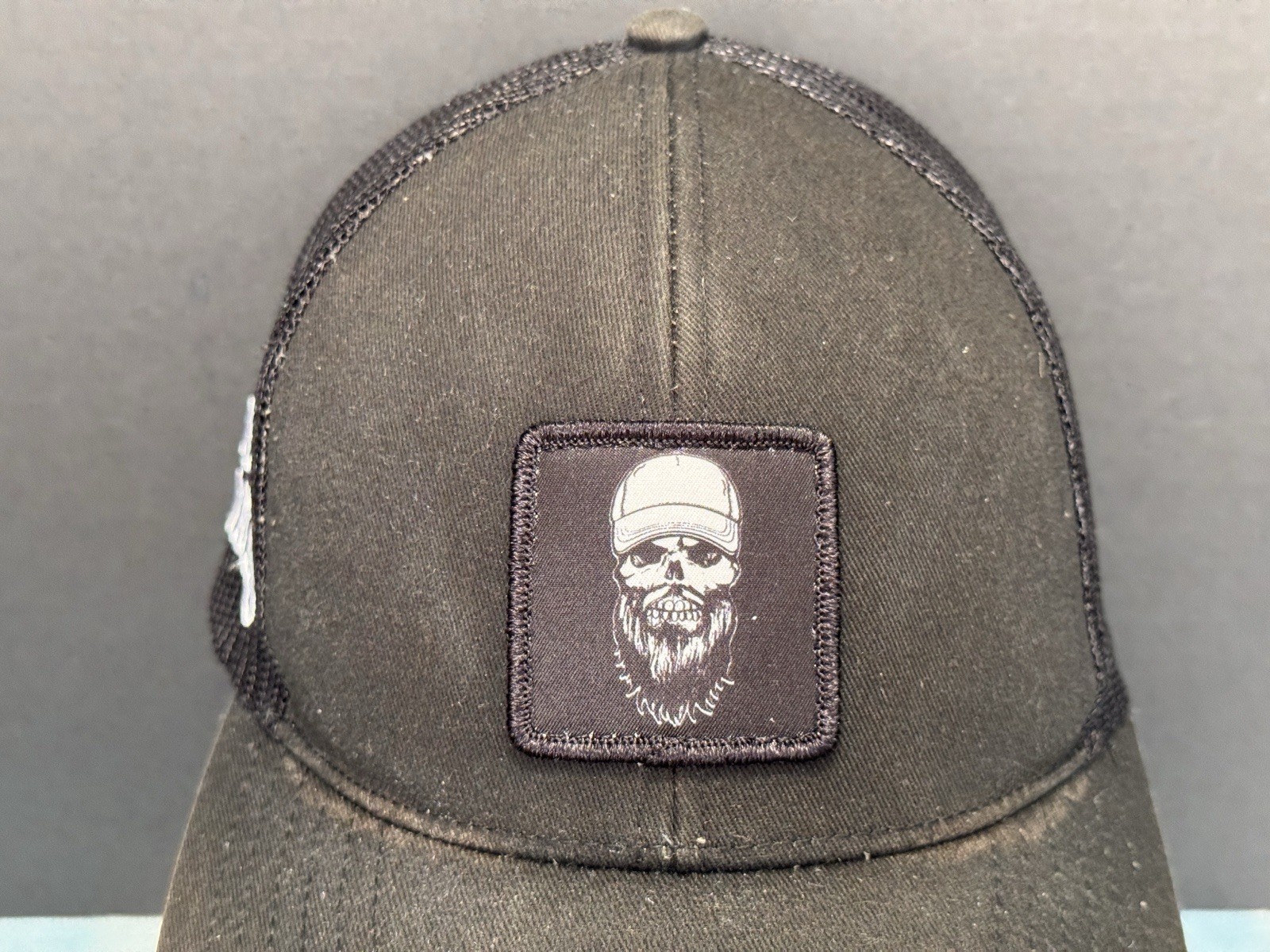 LUKE COMBS Black skull patch Snapback Hat Cap Tru… - image 2