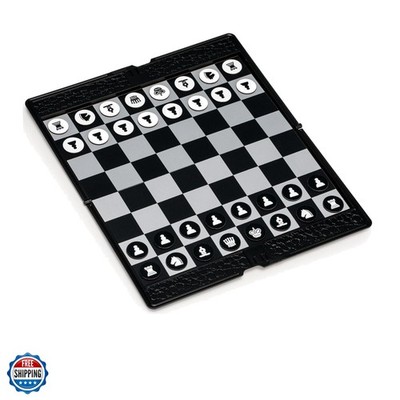 Magnetic Travel Foldable Chess Wallet Set 7.9-Inch - Portable & Perfectly Tra...