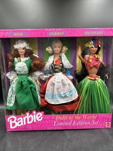 Mattel Dolls of the World BARBIE Collection Lot of 3 IOB. ML