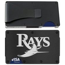 Tampa Bay Engraved Titanium Carbon Fiber RFID Blocking Wallet Gift D7