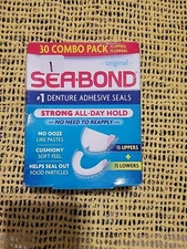 Sea Bond Original Denture Adhesive Seals 30 Combo Pack