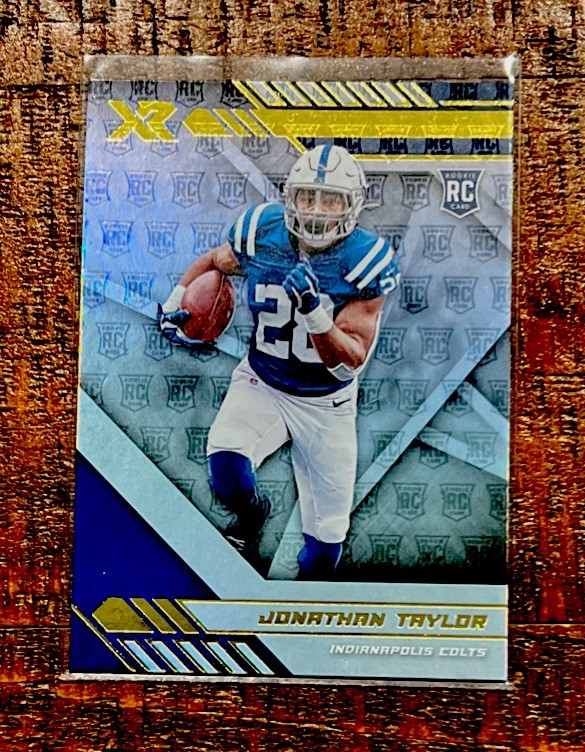2020 Panini XR Football Jonathan Taylor RC #118 Indianapolis Colts