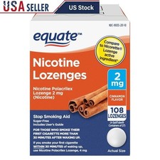 Nicotine Lozenges 2mg Stop Smoking Aid NRT Sugar Free Gluten Free 108 Count New