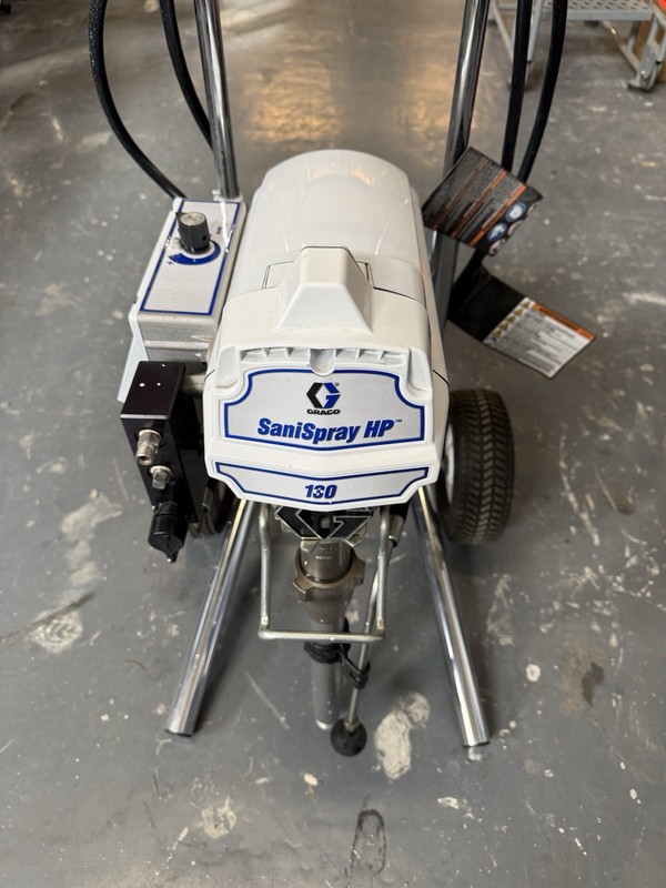 Graco SaniSpray HP 130 Electric Airless Disinfectant Sprayer. LOCAL PICKUP ONLY