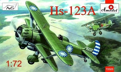 Amodel 72323 - 1:72 Henschel Hs-123A Chinese dive bomber - Neu