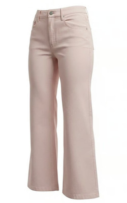 NWT LOFT Pink Wide-Leg Crop Jeans Sz 6
