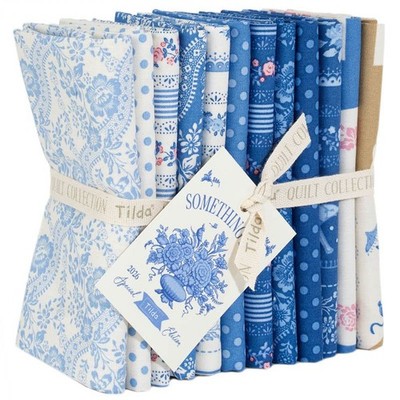 Tilda Something Blue Fat Quarter Bundle 12 Cuts (21 in. x 19 in.)