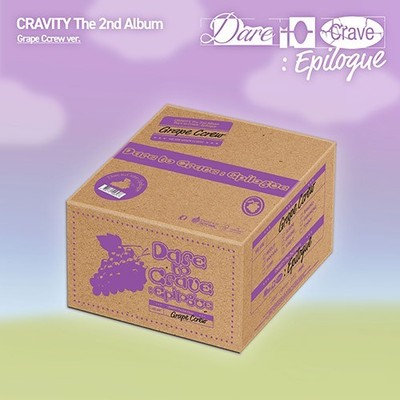 CRAVITY Dare to Crave : Epilogue 2nd Mini Album Grape Ccrew Ver(Limited Edition)