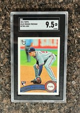 2011 TOPPS Freddie Freeman Retro Logo SGC 9.5 #145 **EXTREMELY RARE** ROOKIE RC