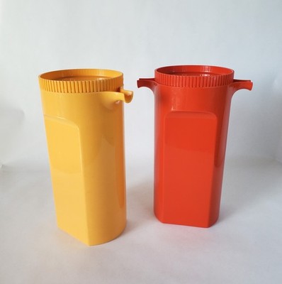 Vintage Pair of Rosti Mepal Mid Century Pitchers Designed by Koen De Winter
