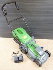 Cordless Battery Lawnmower 40V 37cm Powerbase Y0J-SP03-3740ZA Used *Split Foam