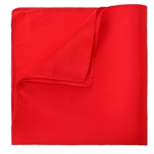 13.7 Inch Satin Pocket Squares for Men, Red Pocket Squares Silk Suit Handkerc...