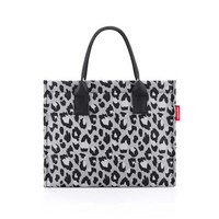 Reisenthel Daily Shopper Leo Nero DN7080 14L Grau Shopper Schultertasche