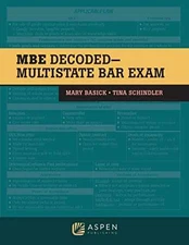 The MBE Decoded: - Paperback, by Basick Mary; Schindler - Acceptable p
