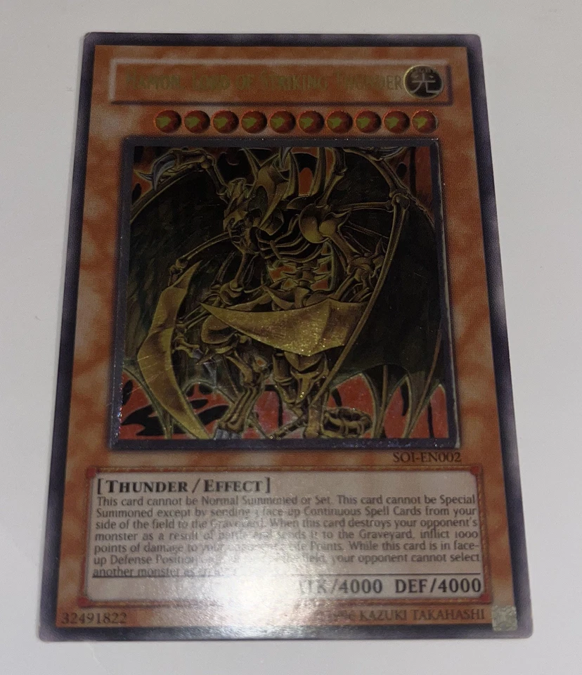 Hamon Lord of Striking Thunder SOI-EN002 Ultimate Rare VLP Pack Fresh EURO - Image 3 of 4