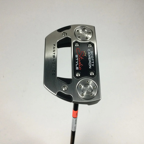 USED RIGHT HAND TITLEIST SCOTTY CAMERON PUTTER STUDIO STYLE FASTBACK OC 34" L...