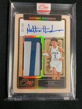2025 Panini One and One WNBA Natisha Hiedeman Jersey Auto GOLD  /10 Lynx