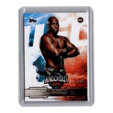 Karl Williams UFC 2025 Knockout Topps RC #52 Bronze 204/299 MMA