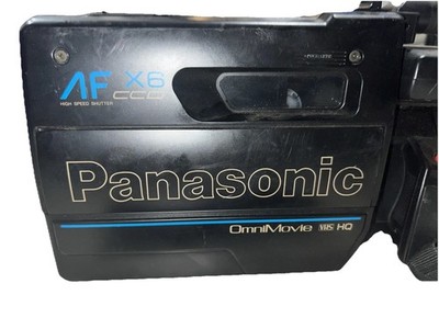VINTAGE Panasonic Camcorder AF X6 CCD OmniMovie VHS HQ Battery
