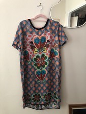 bimba y lola dress Graphic Style Size M Lovely Drape