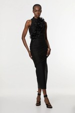 Karen Millen Knitted Dress Womens Occasion Dresses