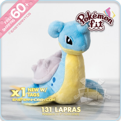 PLUSH    Pokemon Fit   Official 5'' Toy   New with Tags  
