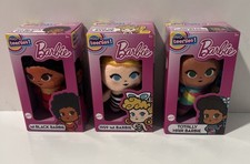 3 Mattel Micro Teenies Barbie Mini Plush - Totally Hair, 1st Black, 1959 Dolls