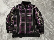 Castle X Snowmobile Jacket Coat Girl’s Size Small Purple & Black