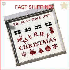 BBTO 25 Pcs Merry Christmas Garage Door Magnet Decorations Xmas Garage Door Deco