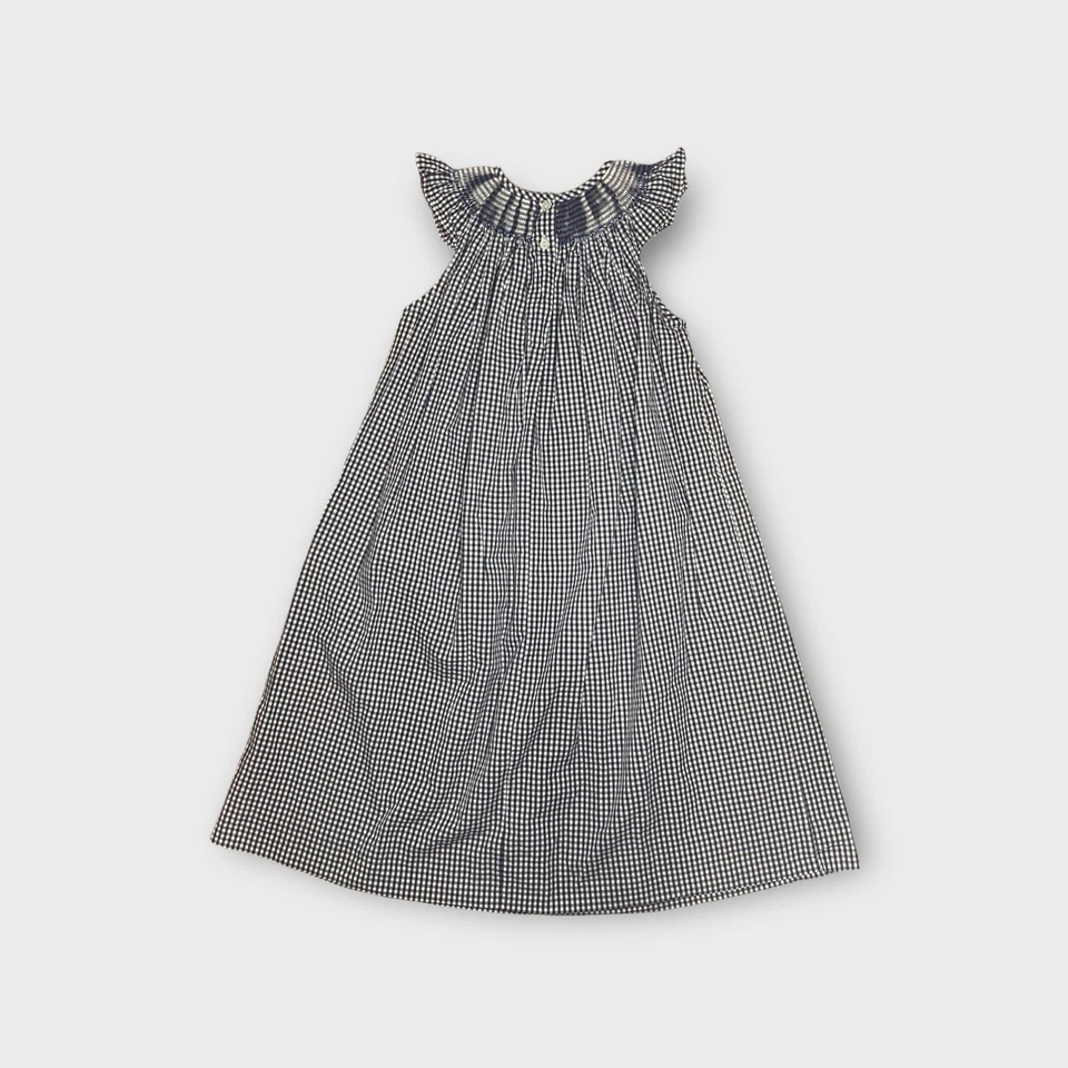 Vestido a Cuadros Silly Goose Mano Calado Ballena Guinga Foto 4 de 4