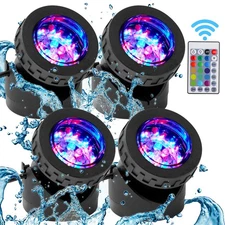 Pond Lights Submersible Lights with Timer Underwater Lights Aquarium Spot Light