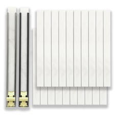 Thin Flat Soapstone Holder Set with 22 Refills for Welding - Mark Steel 