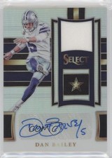 2017 Panini Select Signature Memorabilia Silver Prizm 5/99 Dan Bailey Auto 0c3