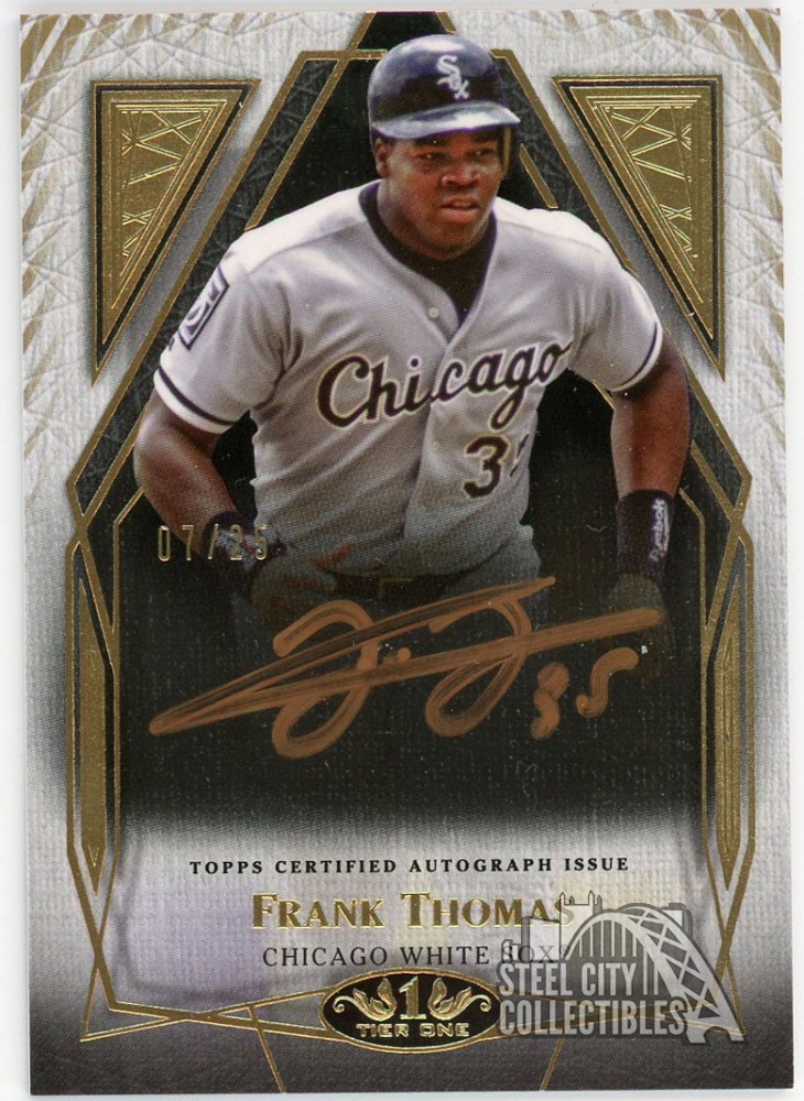 Frank Thomas 2022 Topps Tier One Autograph Card #T1A-FTH 7/25 | eBay
