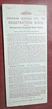 Vehicle Registration Book RF60 Hillman Imp 1966