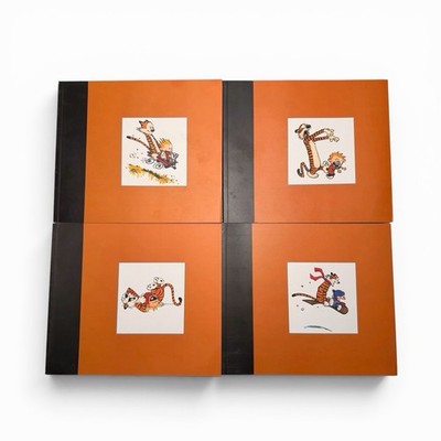 The Complete Calvin and Hobbes 4 Book Box Set by Bill Watterson -2012, Paperback