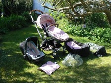 Bugaboo Chameleon 3 Pink Pram, Pushchair, Cot, Complete Travel Kit