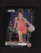 2024 Panini Prizm WNBA #35 Veronica Burton Black Velocity Prizms #/39