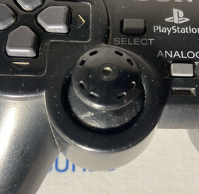 Lot of 2 Genuine Sony PS2 Dualshock 2 Black Controllers SCPH-10010 -Tested -READ