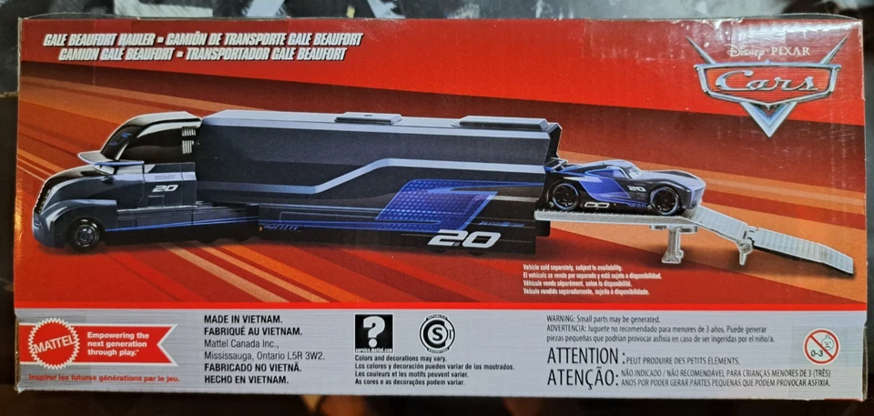 CARS 3 - JACKSON STORM HAULER - CAMION Mattel Disney Pixar - Immagine 2 di 2