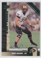 2011 Upper Deck Star Rookie Green 25 Nate Solder #124 0c2