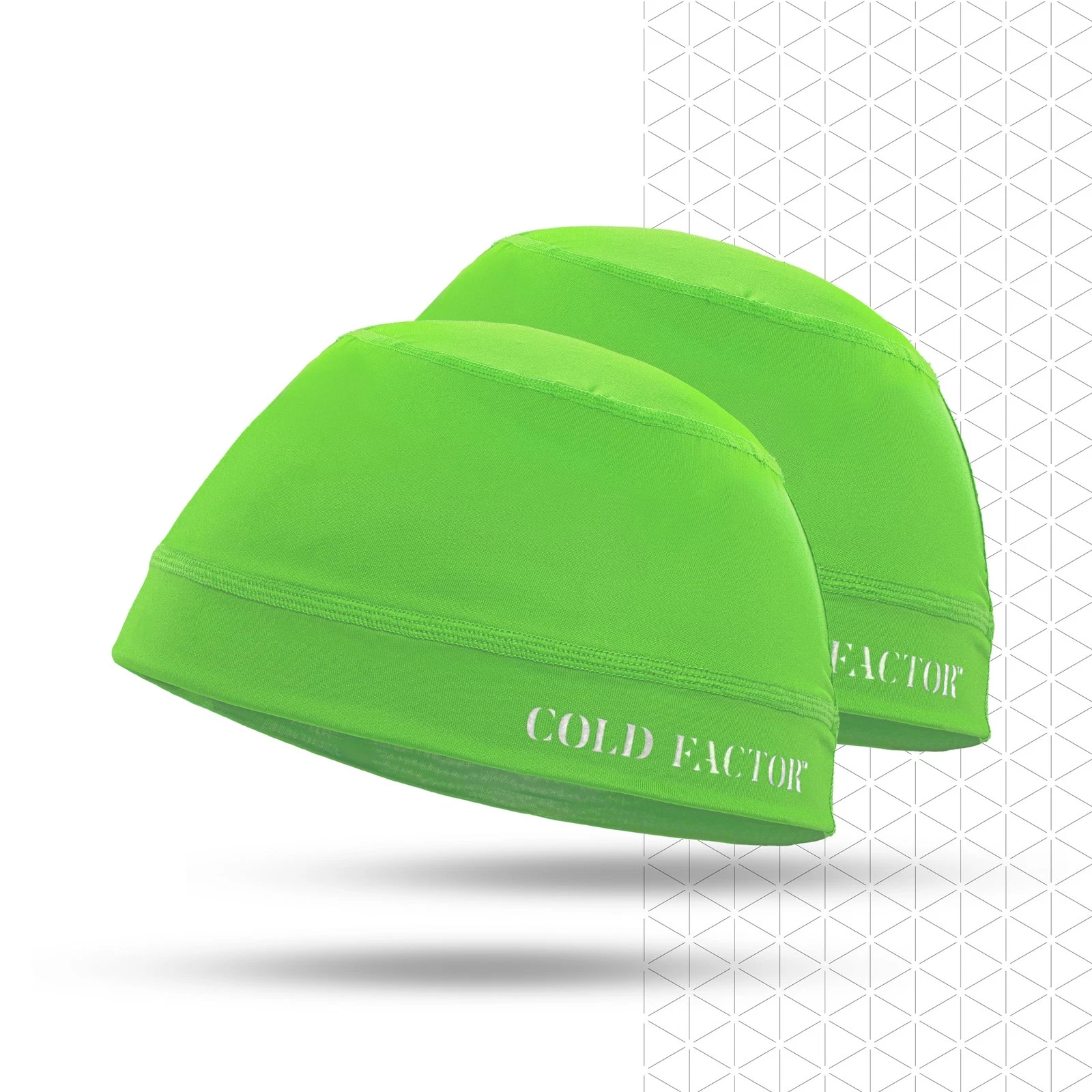 Instant Cooling Skull Cap 2 Pack - UPF 50+ Chemical-Free Evaporative Cooling