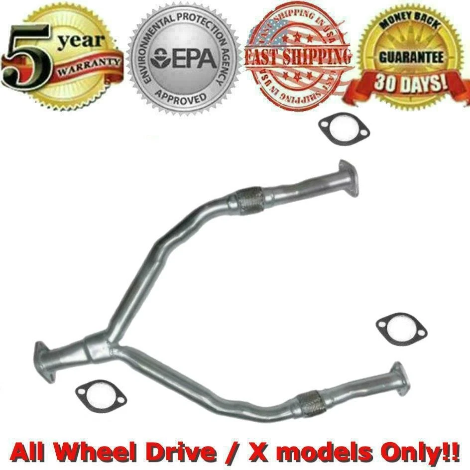 Tubulação dianteira Y com gaxetas compatível com 2006-2008 Infiniti M35 base tração traseira - Imagem 2 de 4