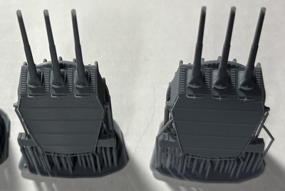 1/350 3D printed 16in Main Arm. set for Trumpeter North Car/Sodak Class BB Kits