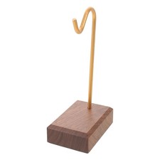 Reusable Pocket Watch Display Stand with Wood Base for Collectors